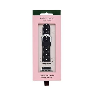 Kate Spade Apple Watch Black Dot Silicone Band